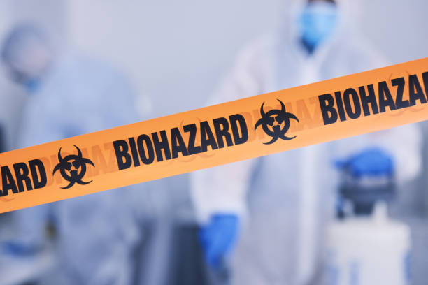 Professional Biohazard Cleanup technician working in Columbus, GA